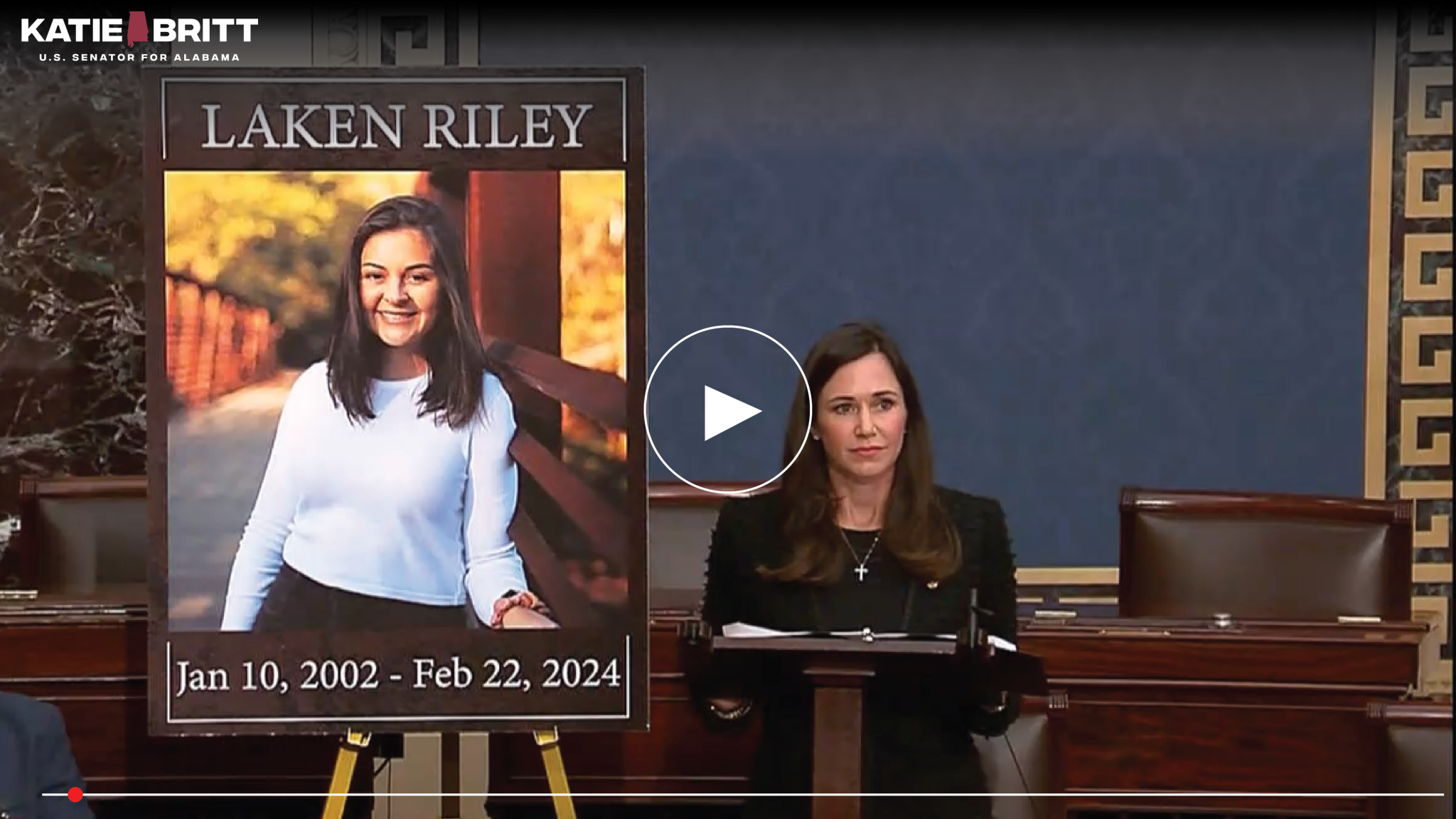 U.S. Senator Katie Britt Praises Vote to Advance Bipartisan Laken Riley ...